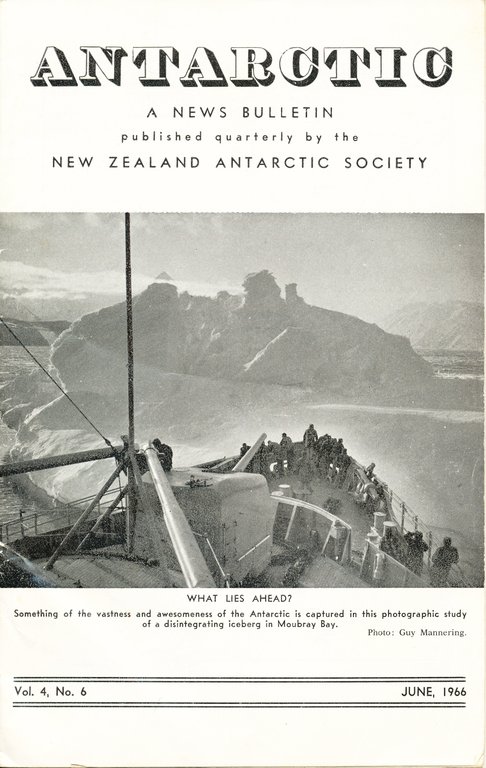 Antarctic, news bulletin published by New Zealand Antarctic Society DUNIH 2016.30.42