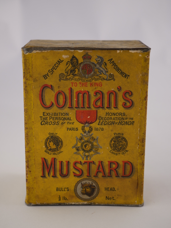 Colman&#39;s Mustard Tin, possibly from the Terra Nova Expedition DUNIH 2016.25