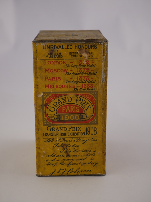 Colman&#39;s Mustard Tin, possibly from the Terra Nova Expedition DUNIH 2016.25