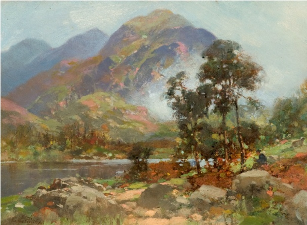Oil Painting entitled 'Three Sisters (of Kintail)' DUNIH 449.22