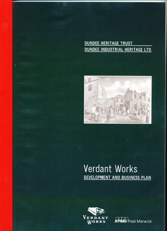 Booklet Verdant Works, dated 24th August 1992 DUNIH 2016.38.1