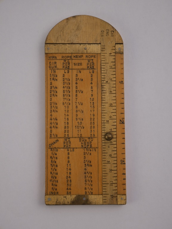 Rope Measures, engraved 'Belfast Ropework Company Limited' DUNIH 2015.2.2
