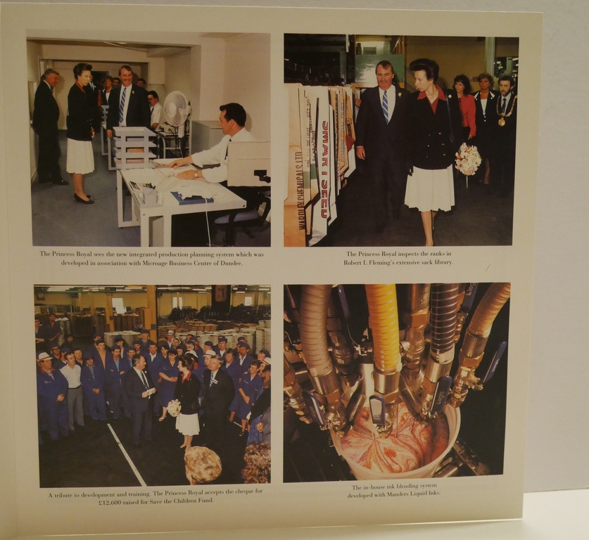 Booklet commemorating Princess Anne\'s visit to R.L. Flemming DUNIH 2017.17.5.1