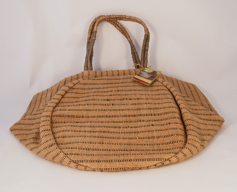 Maison Bengal Jute Structured Bag in Textiles at Dundee Heritage Trust