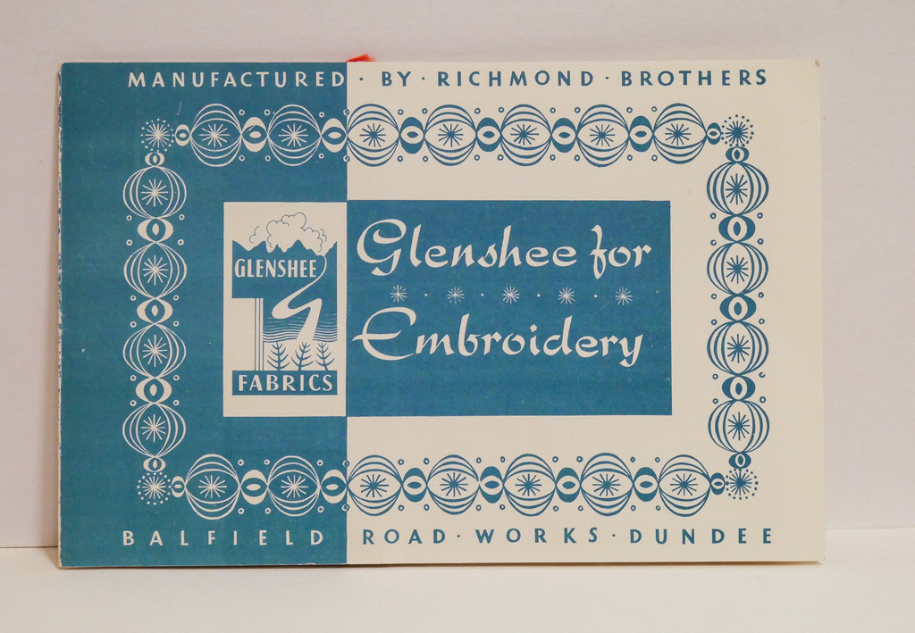 Sample booklet relating to Glenshee Fabrics DUNIH 2017.19.3