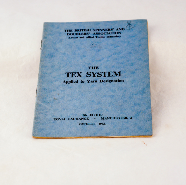 The Tex System Applied to Yarn Designation DUNIH 2009.67.18