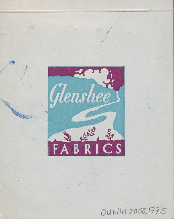 Glenshee Fabrics/ Richmond Brothers, Swatch Card and Linen Sample DUNIH 2008.177.5