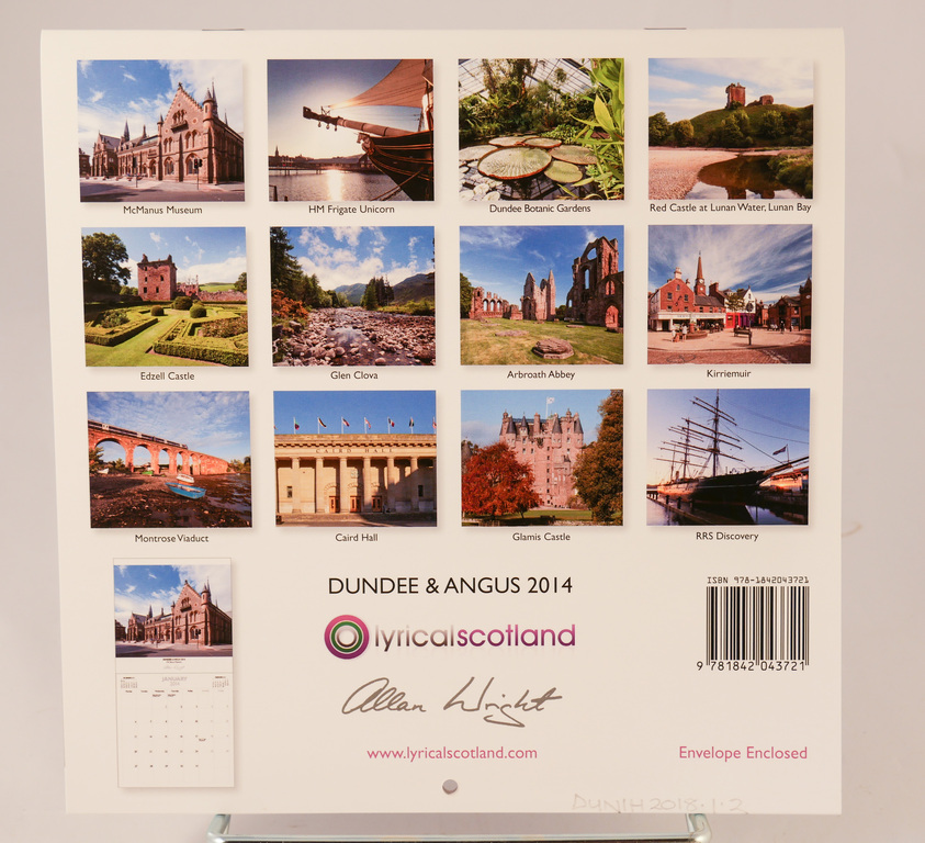Calendar, &#39;Dundee & Angus 2014&#39; DUNIH 2018.1.2