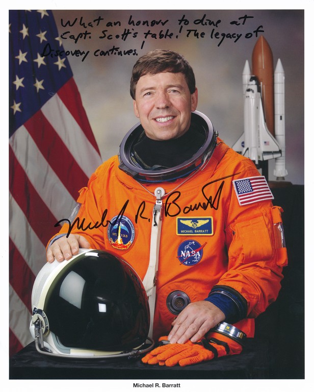 Signed photograph of NASA Astronaut Michael R. Barratt DUNIH 2018.7.6