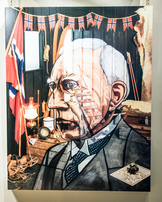Portrait of Roald Amundsen by Calum Colvin DUNIH 2018.15.2