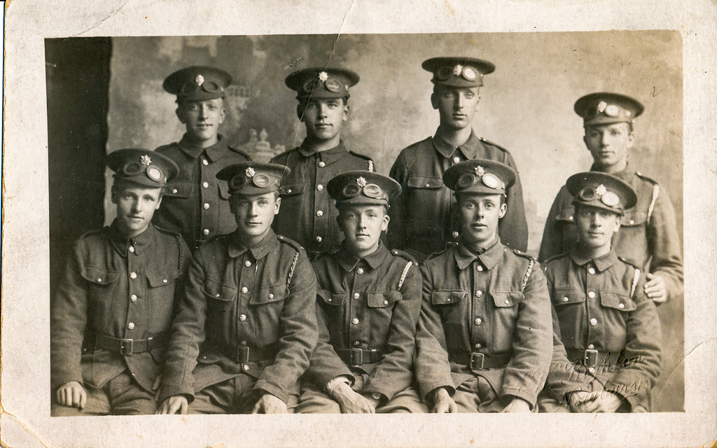 Group Photograph of WW1 soldiers DUNIH 2018.16.3.4