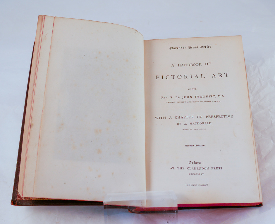 &#39;Pictorial Art&#39; Book presented to Charles G.L. Phillips DUNIH 2018.17