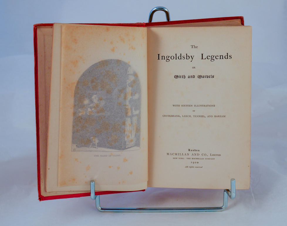 &#39;Ingoldsby Legends&#39; - Book part of Discovery 1901-1904 library DUNIH 2018.24.3