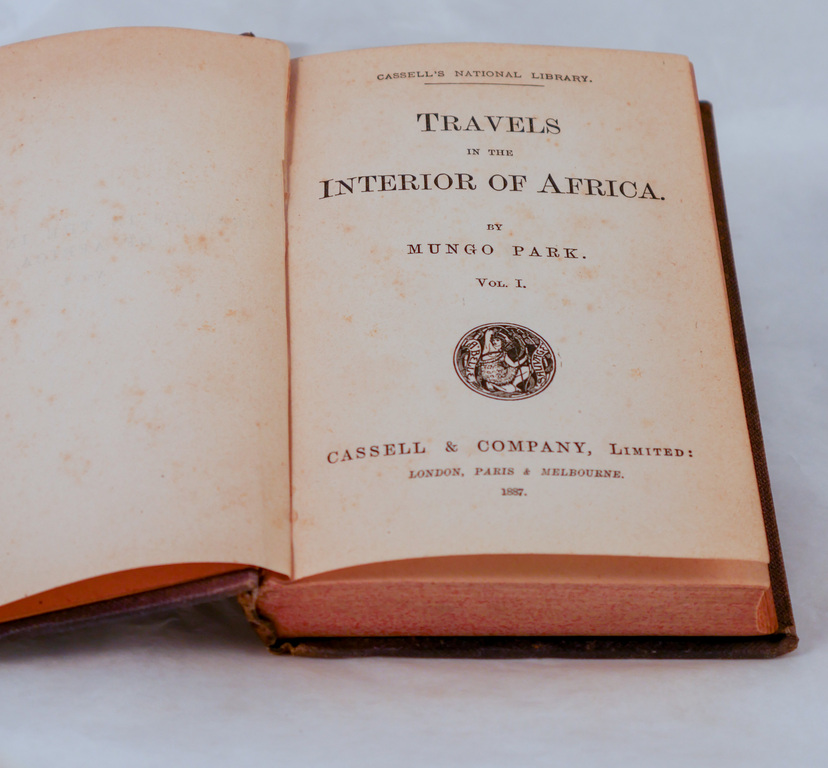 &#39;Interior of Africa&#39; - Book part of Discovery 1901-1904 library DUNIH 2018.24.5
