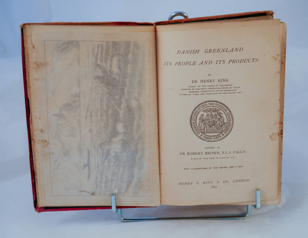 &#39;Danish Greenland&#39;- Book part of Discovery 1901-1904 library DUNIH 2018.24.6