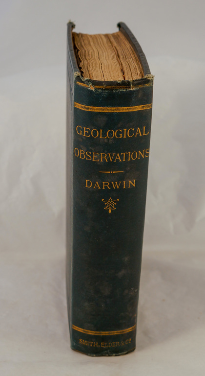 &#39;Geological Observations&#39; - Book part of Discovery 1901-1904 library DUNIH 2018.24.7