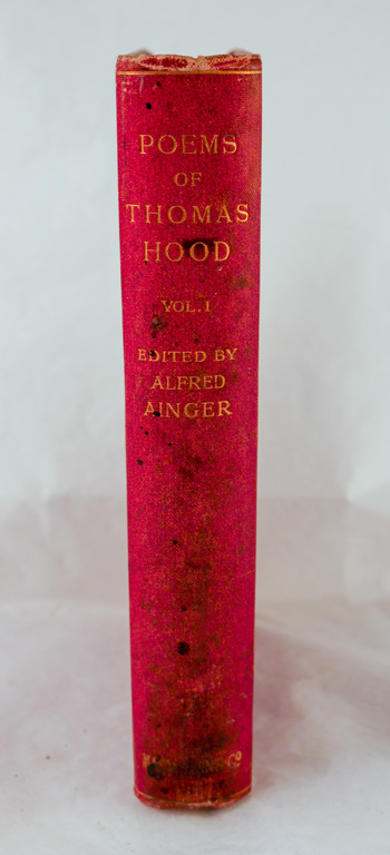 &#39;Poems of Thomas Hood Vol I&#39;- Book part of Discovery 1901-1904  DUNIH 2018.24.9