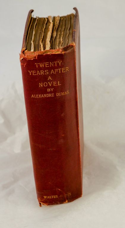 &#39;Twenty Years After&#39; - Book part of Discovery 1901-1904 library DUNIH 2018.24.15