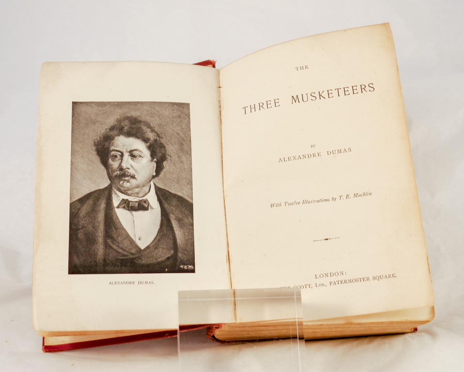 &#39;The Three Musketeers&#39;- Book part of Discovery 1901-1904 library DUNIH 2018.24.20