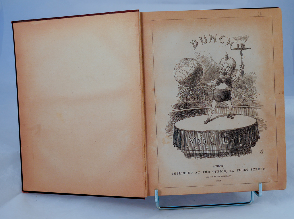 Punch magazine Vol 57 - Book part of Discovery 1901-1904 library DUNIH 2018.24.24.3