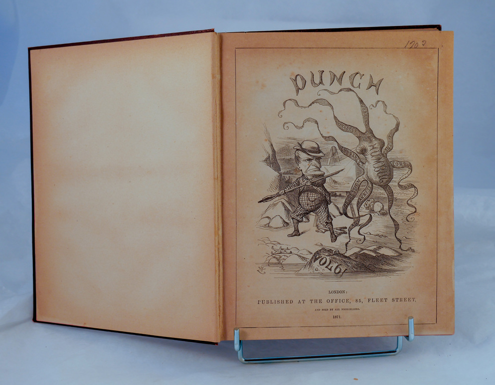 Punch magazine Vol 61 - Book part of Discovery 1901-1904 library DUNIH 2018.24.24.6