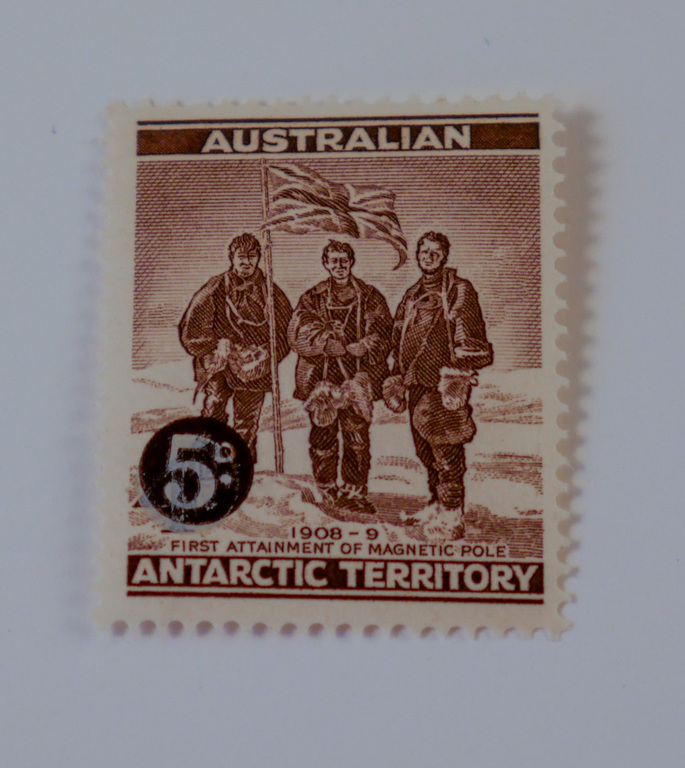 Australian Antarctic Territory stamps- First attainment of magnetic pole DUNIH 2018.27.2