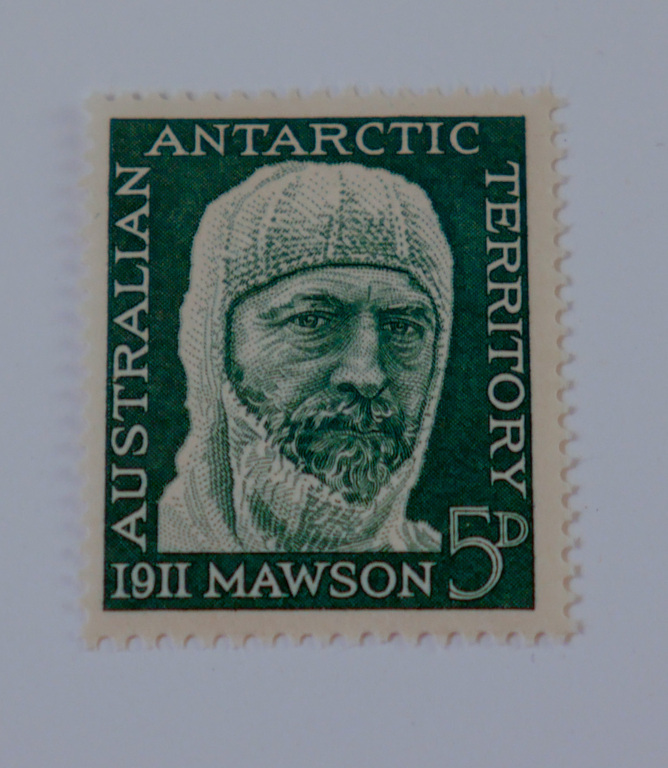 Australian Antarctic Territory stamps- Douglas Mawson DUNIH 2018.27.3