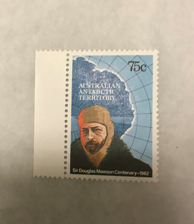 Australian Antarctic Territory stamps- Douglas Mawson DUNIH 2018.27.5