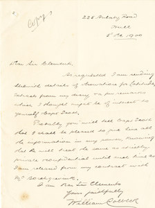 Image of Copy extracts of Colbeck's diary sent to Sir C. Markham DUNIH 1.019