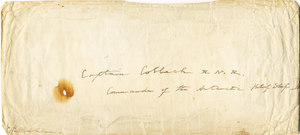 Image of Envelope from Lyttelton Harbour to William Colbeck DUNIH 1.025