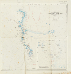 Image of Map of British Antarctic Expedition 1907 DUNIH 1.069