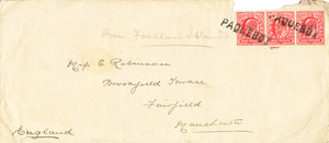 Image of Envelope containing letters sent to Edith Robinson DUNIH 1.081