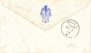 Image of Envelope containing letters to Colbeck DUNIH 1.093