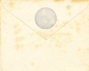 Image of Envelope bearing Morning design DUNIH 1.114