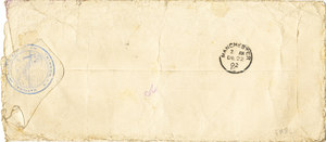Image of Envelope containing a letter to Edith Robinson DUNIH 1.118