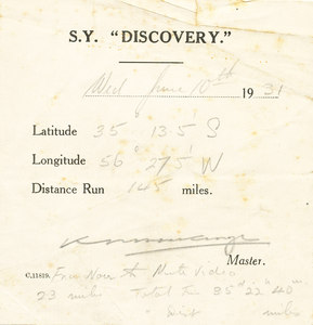 Image of Daysheet showing the location of Discovery DUNIH 1.182