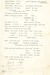 Image of Typed specifications of the Discovery, BANZARE era DUNIH 1.194