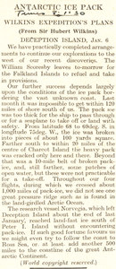 Image of Article 'Antarctic Pack Ice - Wilkins Expedition Plans' DUNIH 1.312