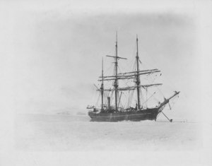 Image of RRS Discovery anchored DUNIH 1.339