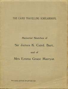 Image of Memorial sketches of Sir James K Caird-Bart DUNIH 113.8