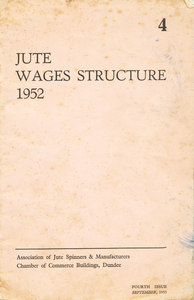 Image of Jute Wages Structure 1952 DUNIH 190