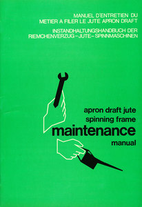 Image of Apron Draft Jute Spinning Frame DUNIH 193.6