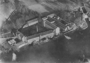Image of Aerial photograph of Stanley Mills. DUNIH 2006.1.42.4