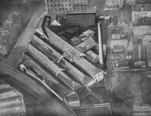 Image of Aerial photograph of Rashiewell Works. DUNIH 2006.1.42.5
