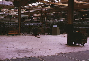 Image of Mill interior during reconstruction (spinning frames visible) DUNIH 2006.1.54.12