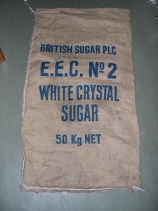 Image of Jute Sack, British Sugar DUNIH 2007.46