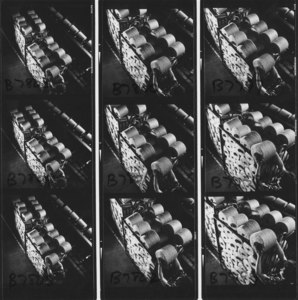 Image of Contact sheet of spools of jute DUNIH 2008.106.2