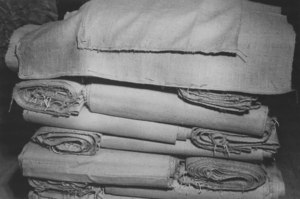 Image of Jute Sacks showing Union Special Seam DUNIH 2008.8.4