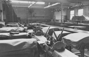 Image of Row of 'Yankee' sewing machines DUNIH 2008.8.7