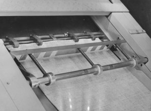 Image of Closeup of textile sack printing machine DUNIH 2009.4.6